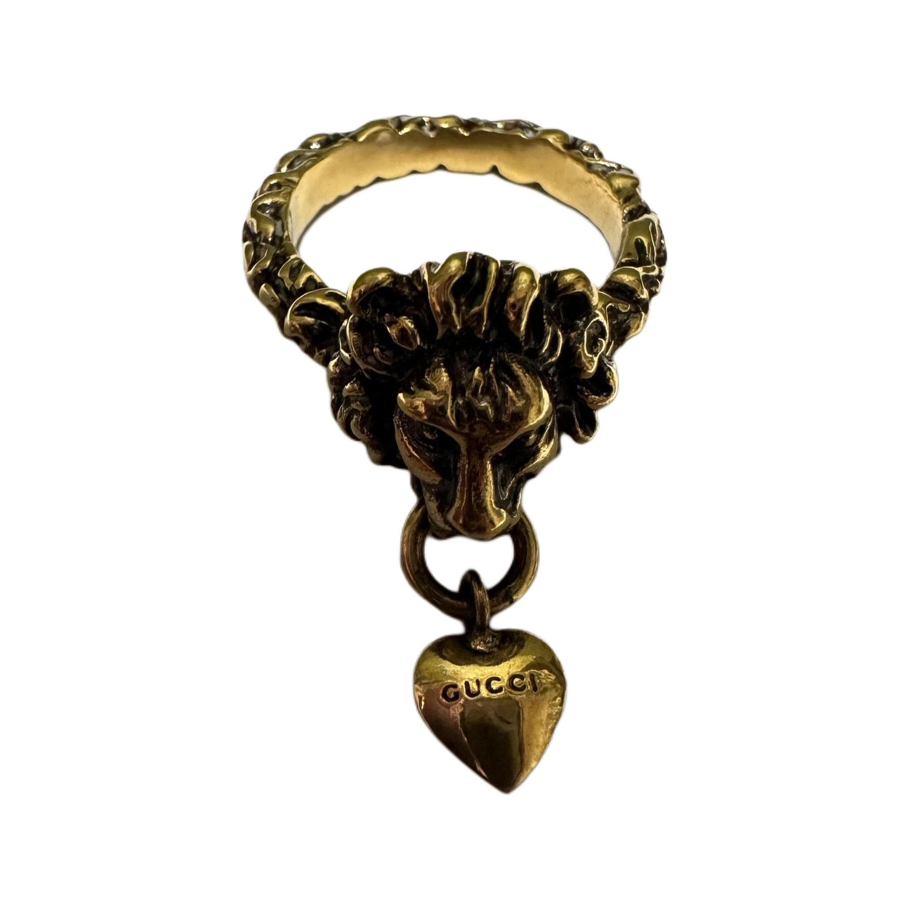 Кольцо Gucci Lion Head Ring - изображение 2