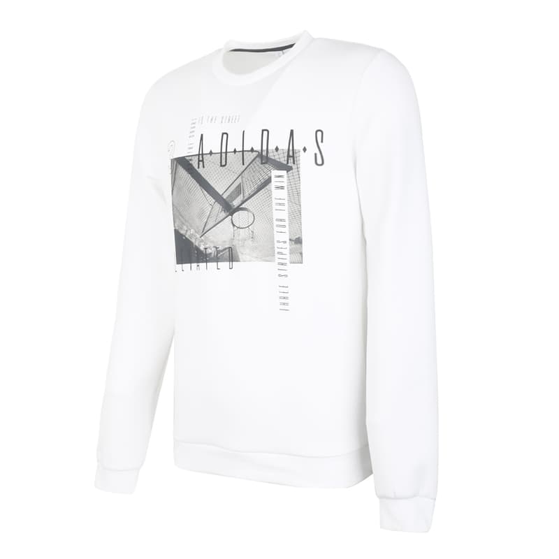 Худи Adidas Neo Толстовка Мужское Белое - изображение 3