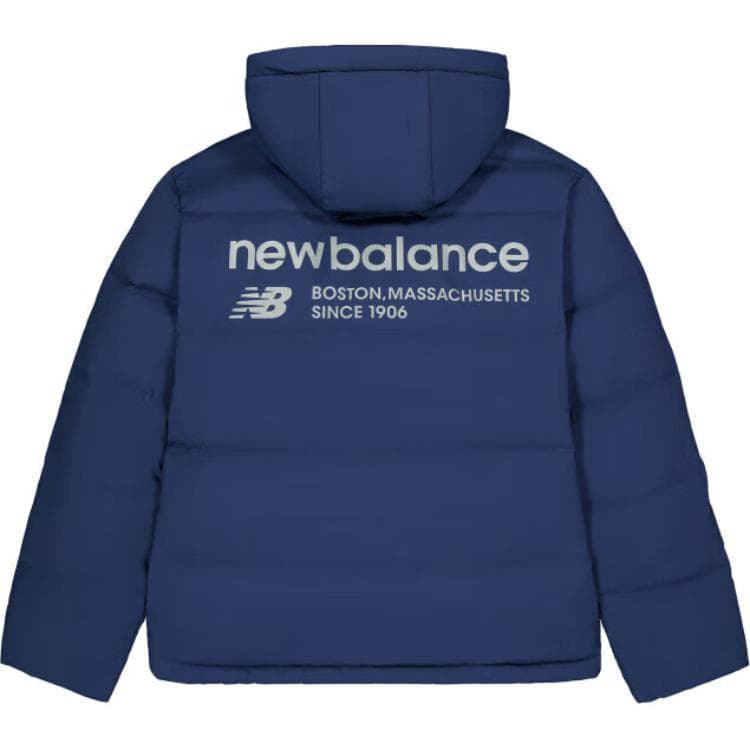 Зимняя куртка New Balance Повседневный пуховик Мужской Темно-синий - изображение 2