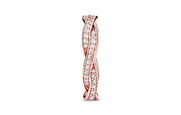 Кольцо Pandora Mobius Ring Rose Gold - изображение 4