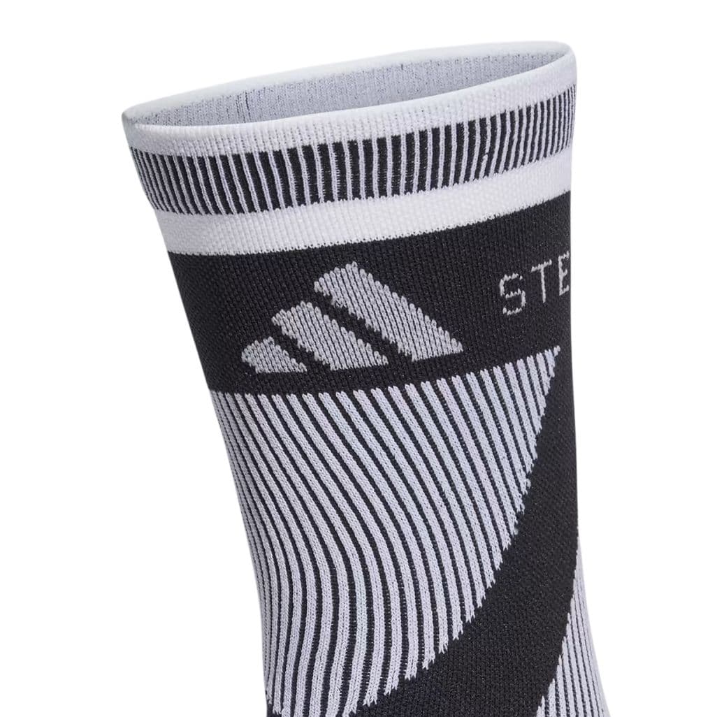 Носки adidas x Stella McCartney Jacquard Colorblock Mid Socks Black White - изображение 2