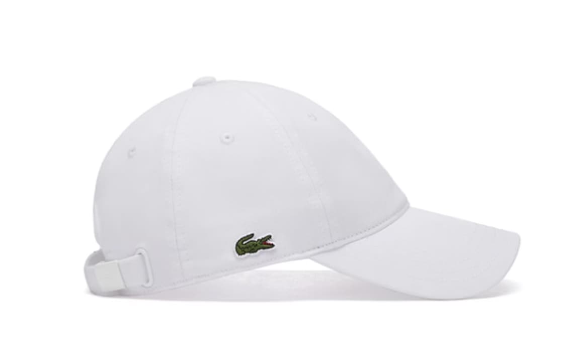Кепка LACOSTE Хлопковые кепки унисекс белые красные черные - изображение 3
