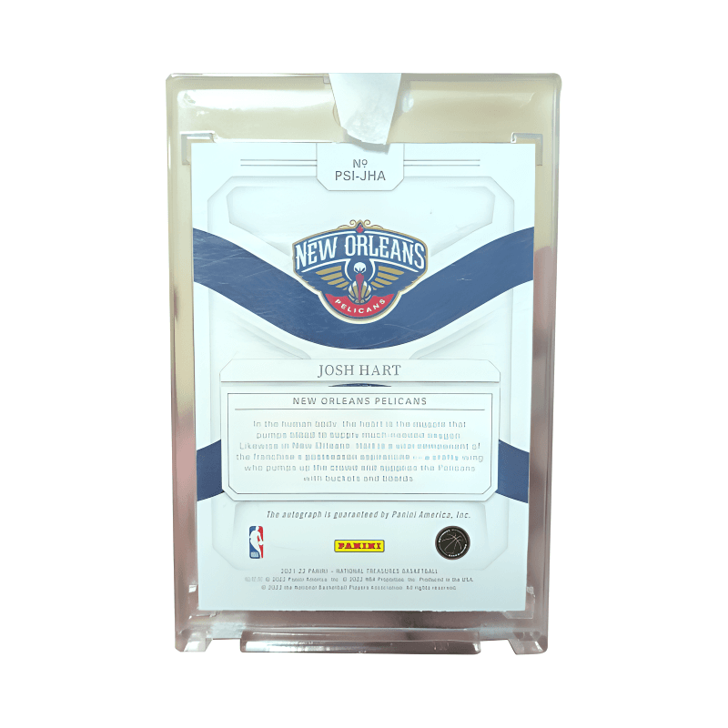 Коллекционные карточки PANINI 2021-22 National Treasures Josh Hart 1249 - изображение 2