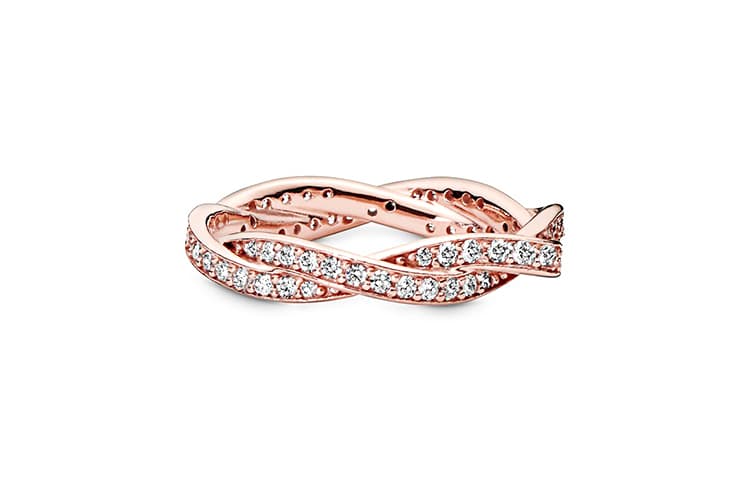 Кольцо Pandora Mobius Ring Rose Gold - изображение 2