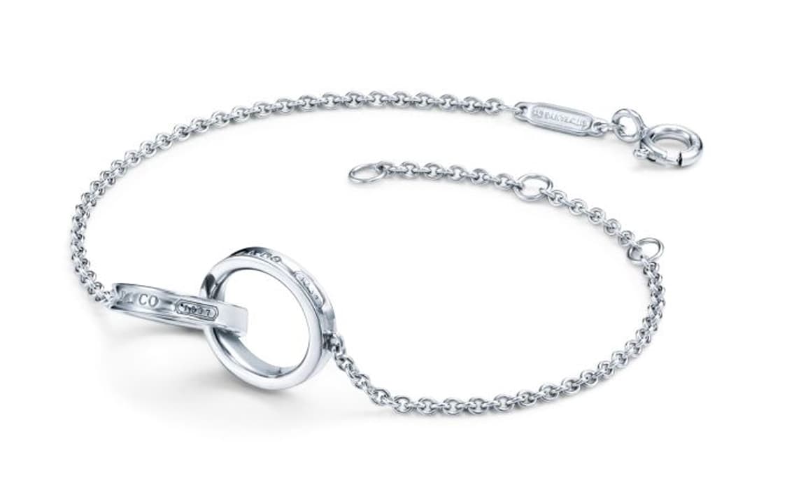 Браслет TIFFANY & CO. Браслет-цепочка В Виде Переплетающихся Колец Стерлинговое Серебро. Регулируемая Длина - изображение 2