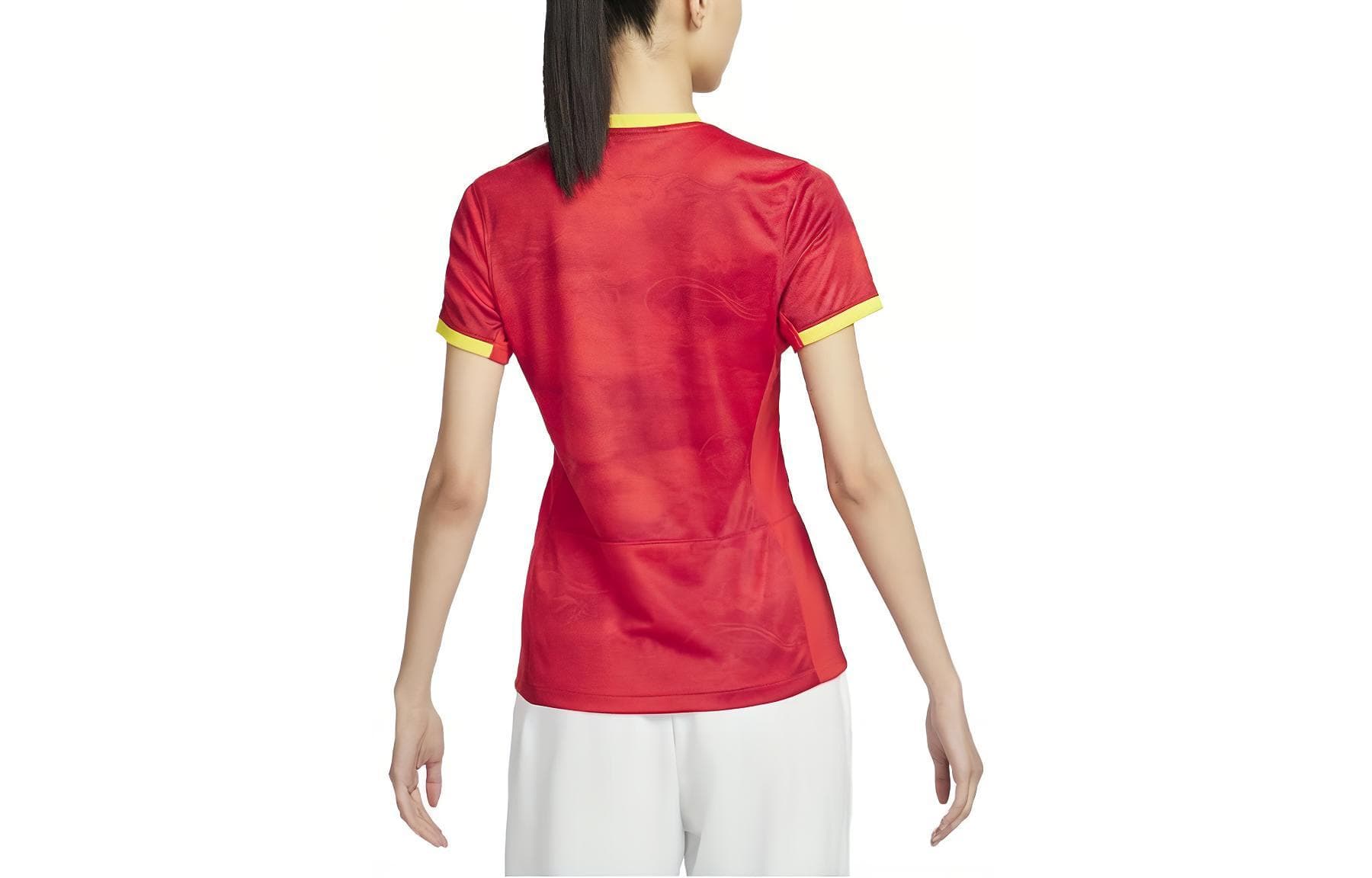NIKE China National Team Фитнес-красный Женские Футбольные джерси - изображение 2