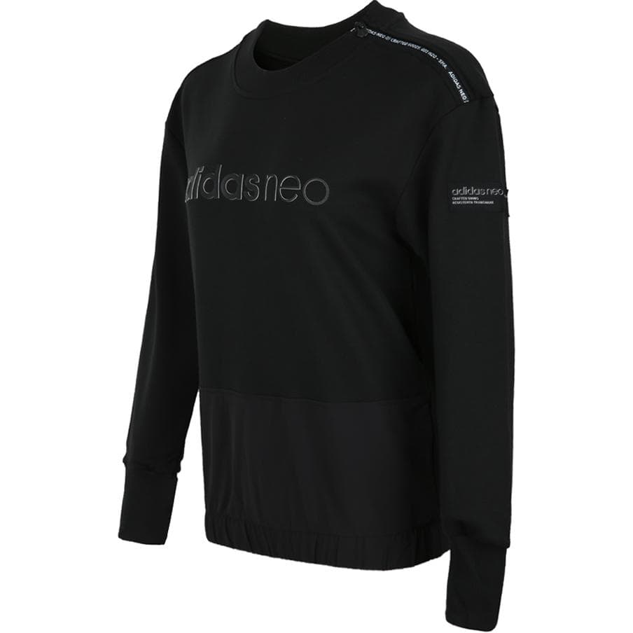 Худи Adidas Neo M UT SWT LS Толстовка Женское Черное - изображение 3