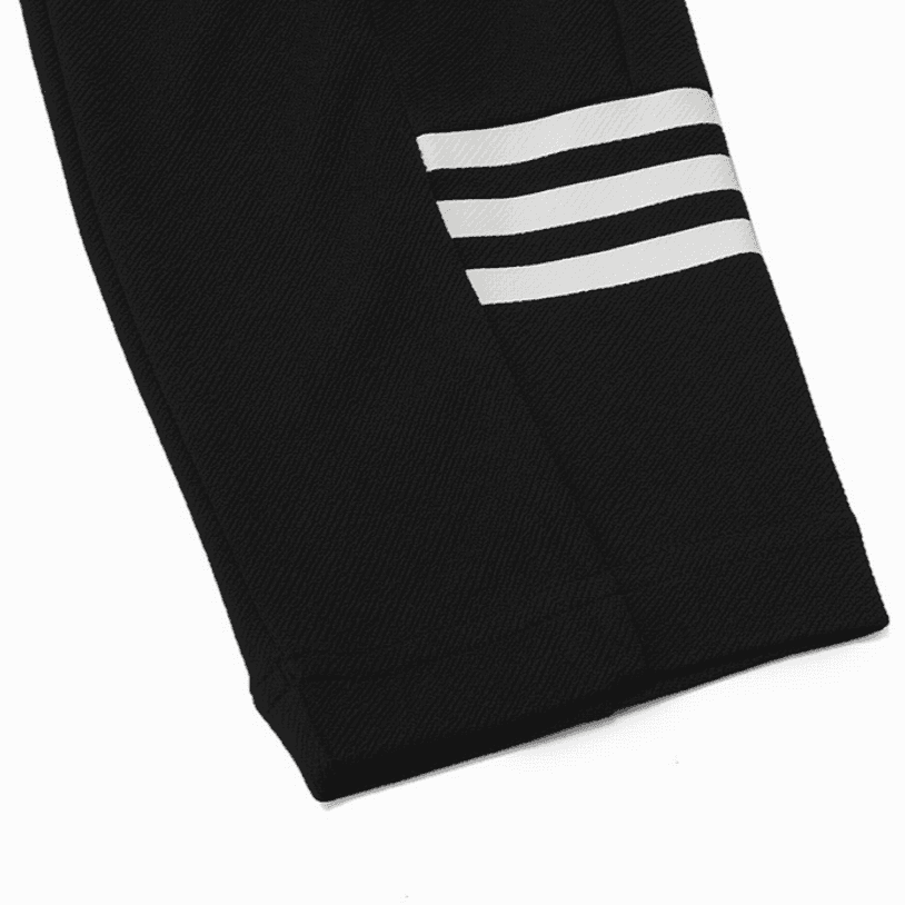 Штаны Adidas Neo Вязаные Спортивные Брюки Женские Черные - изображение 4