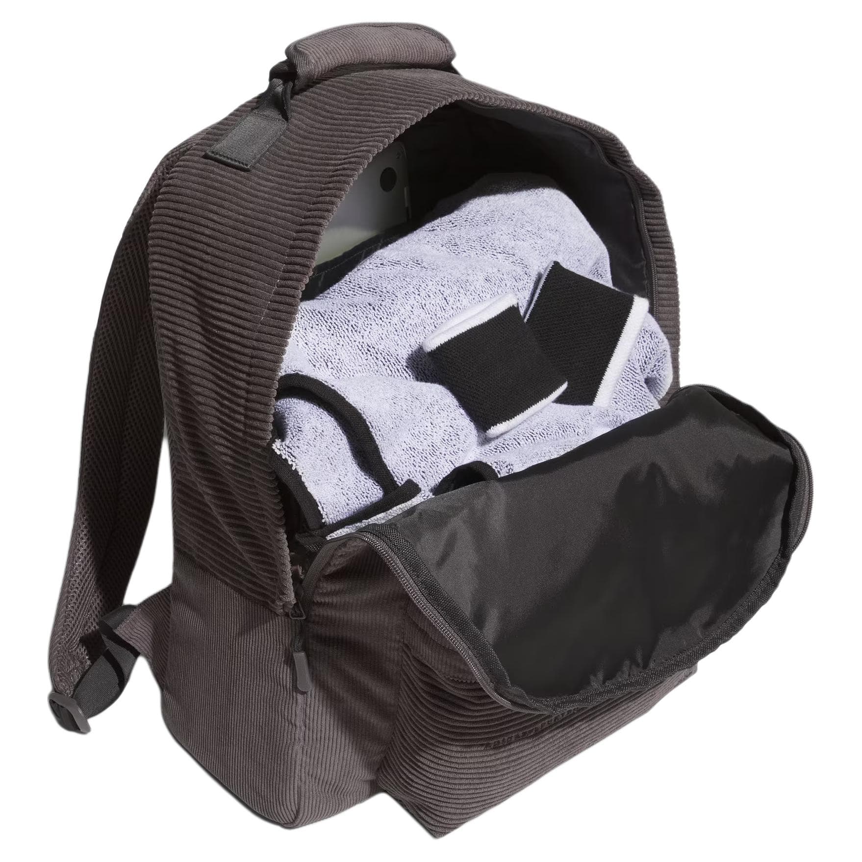 Рюкзак adidas Recycled Polyester Backpack Carbon Gray - изображение 3