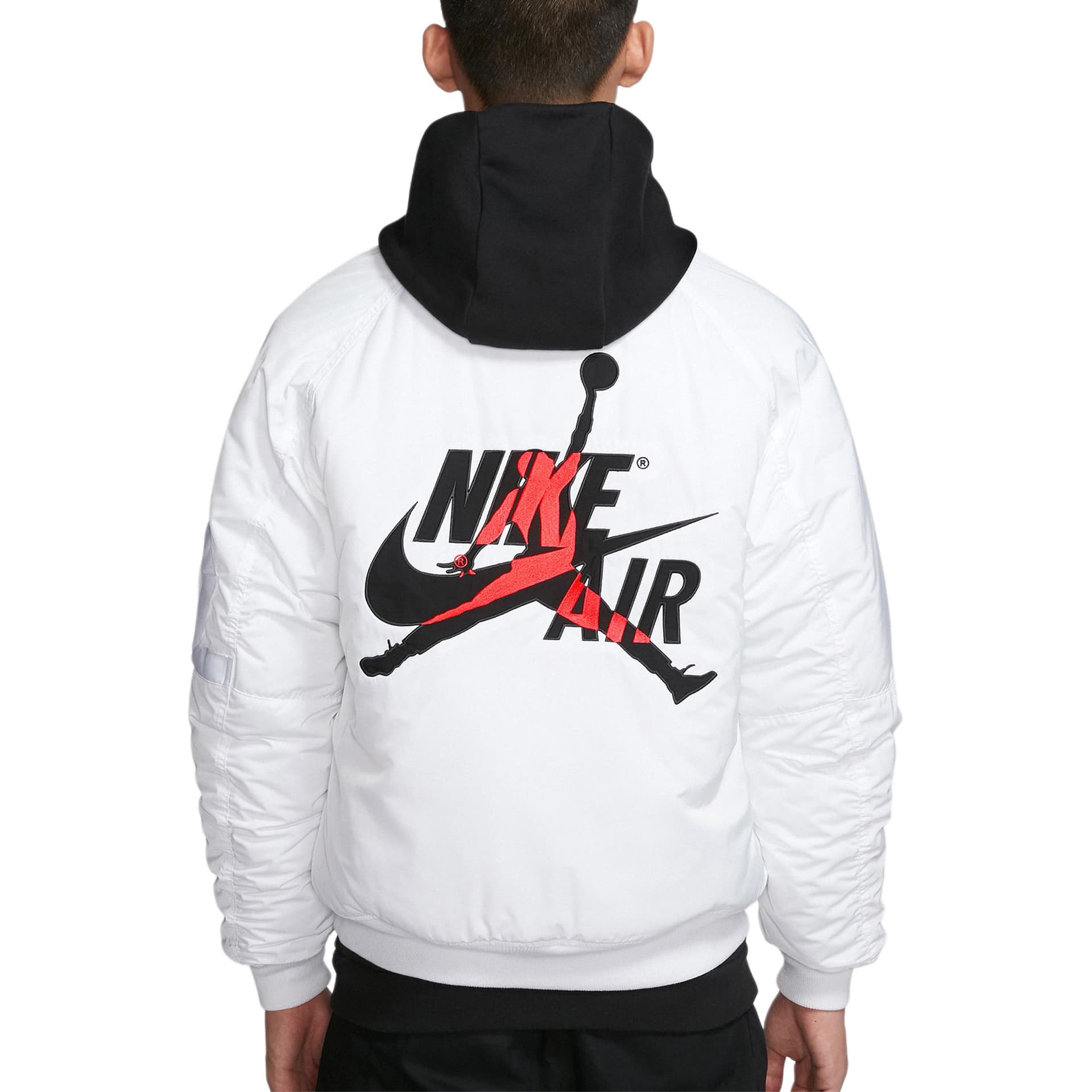 Зимняя куртка пуховик Jordan Wings MA-1 White - изображение 5