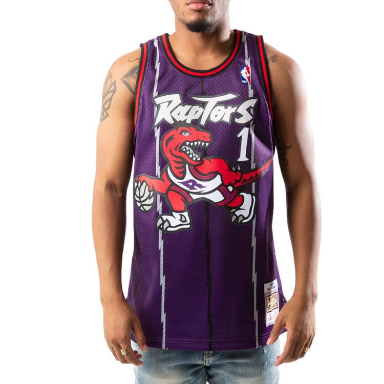 Баскетбольная майка Mitchell & Ness NBA Retro Jersey Tracy McGrady Raptors Purple - изображение 3