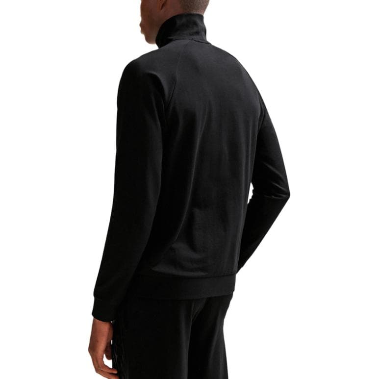 Куртка HUGO BOSS SS24 Letter Print Zip-Up Jacket Black - изображение 3