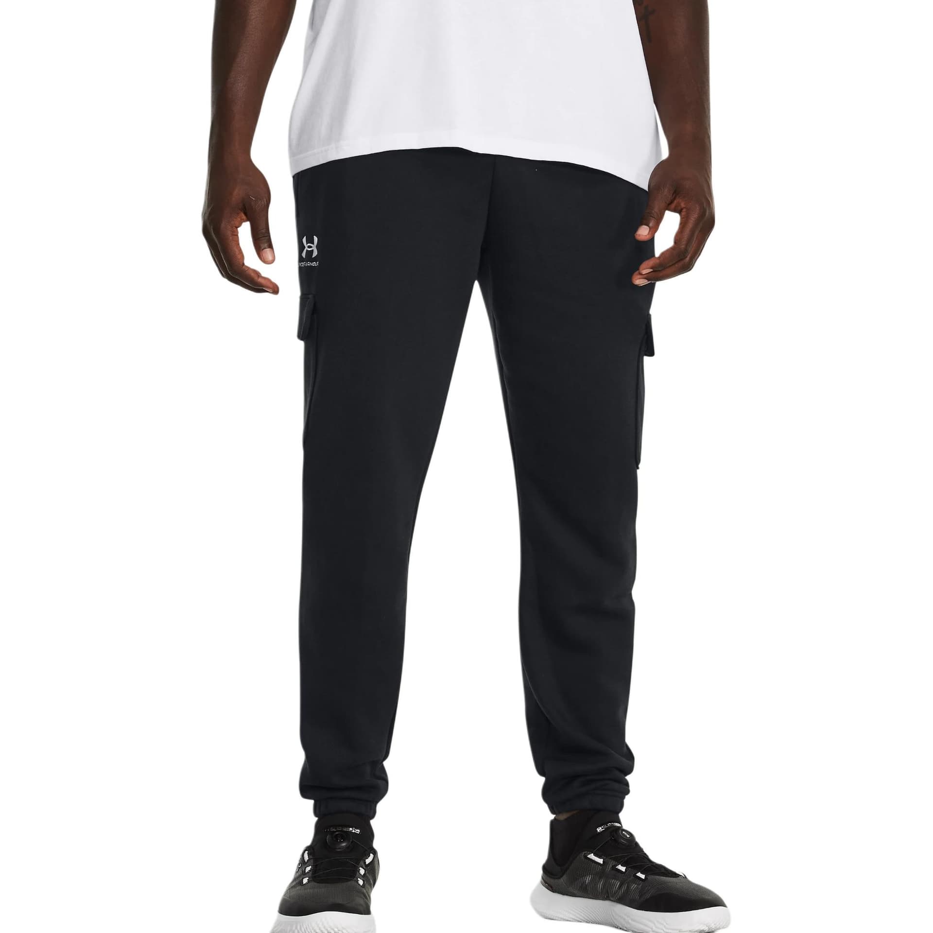 Штаны Under Armour FW23 UA Essential Fleece Cargo Pants - изображение 5