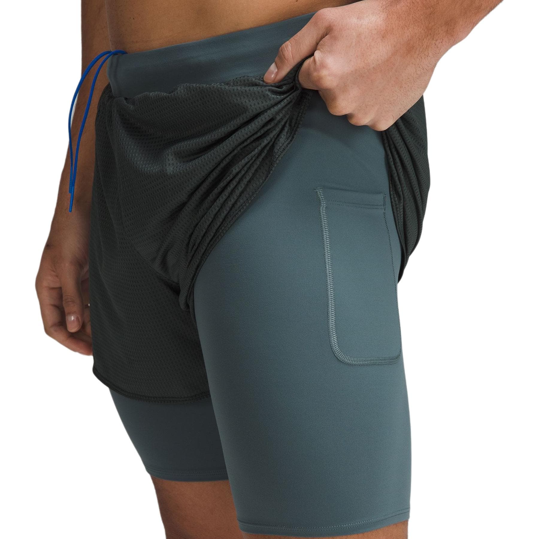 Тренировочные штаны lululemon SS23 LAB Grid Mesh 4.5" - изображение 3