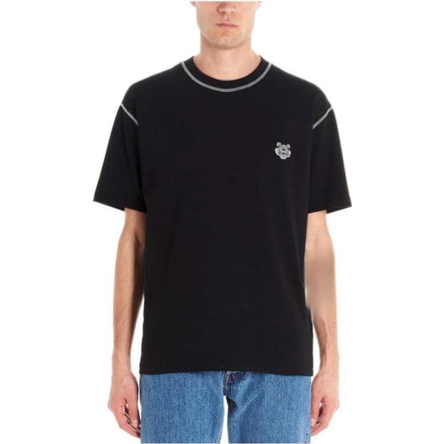 Футболка KENZO Solid Print T-Shirt Black - изображение 3