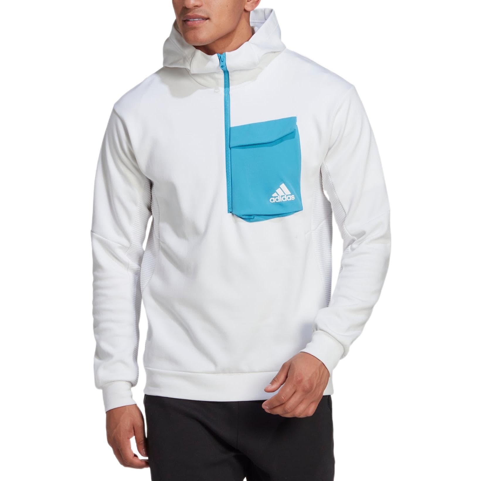 Худи Adidas Белый Мужской Толстовка - изображение 2