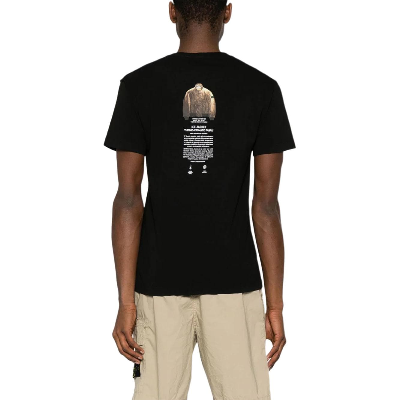 Футболка Stone Island SS24 T-Shirt Black - изображение 5