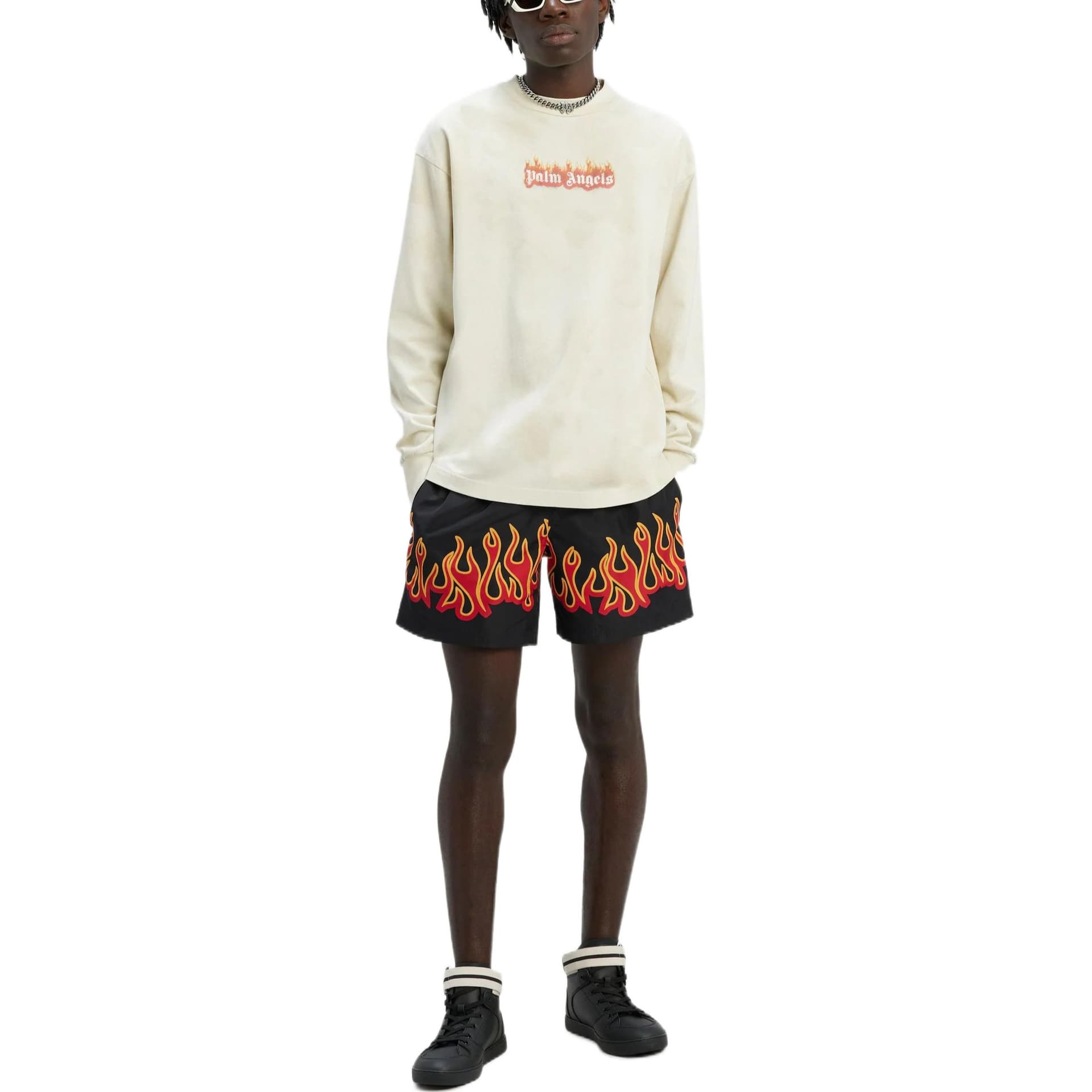 Футболка PALM ANGELS FW22 LogoT - изображение 3