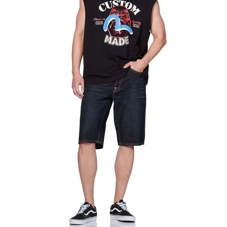 Джинсовые шорты EVISU SS21 m - изображение 5