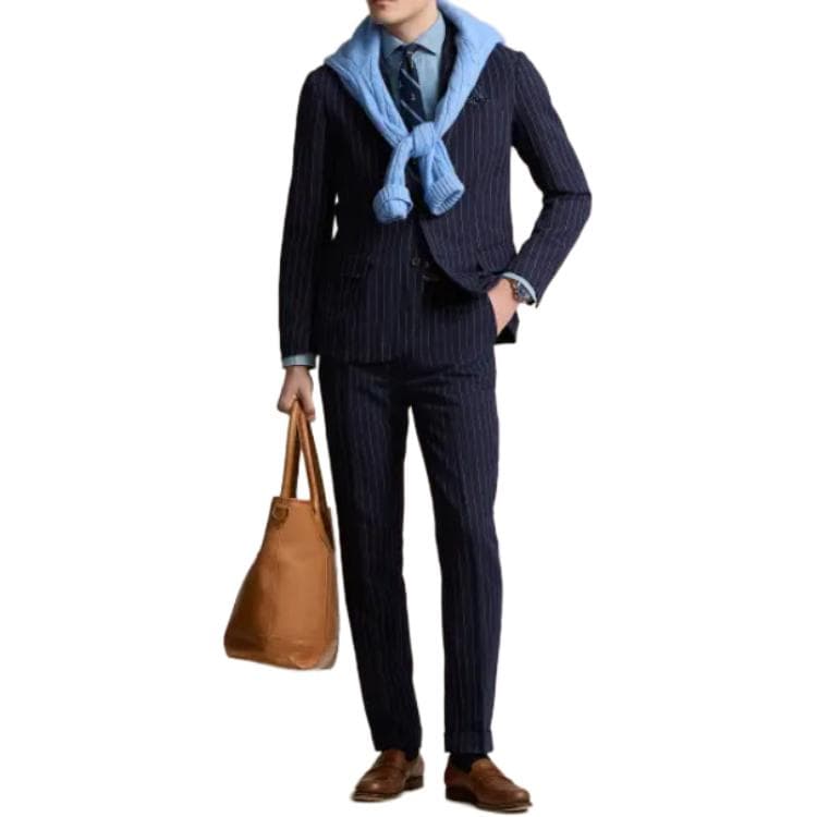 Пиджак Polo Ralph Lauren Polo Soft Modern Pinstripe Twill Jacket - изображение 3