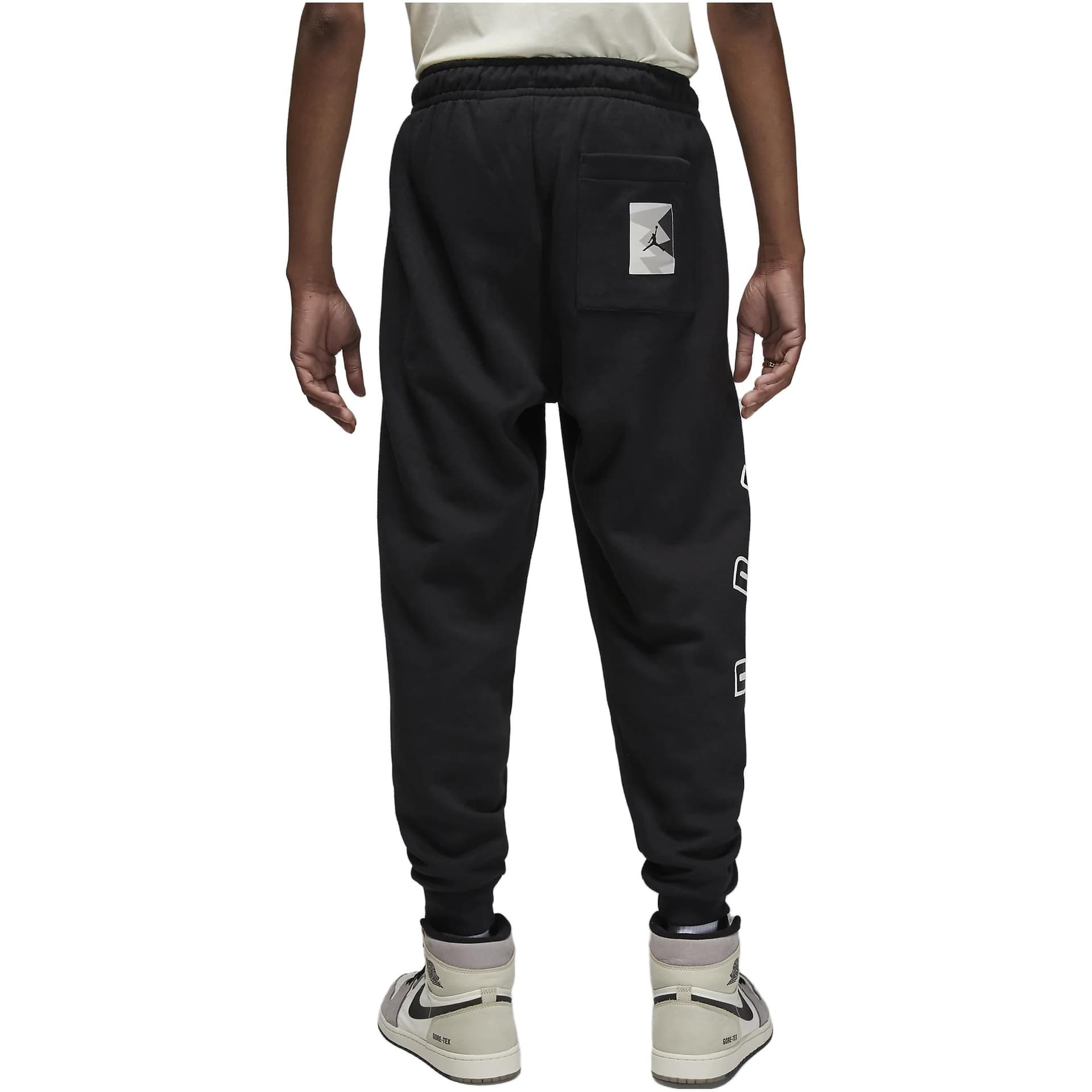 Штаны Jordan Logo Print Jogger Pants Black - изображение 6