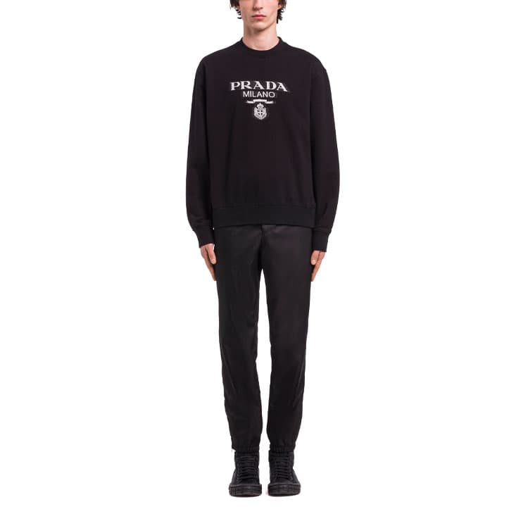 Худи PRADA FW21 Logo Pullover - изображение 3