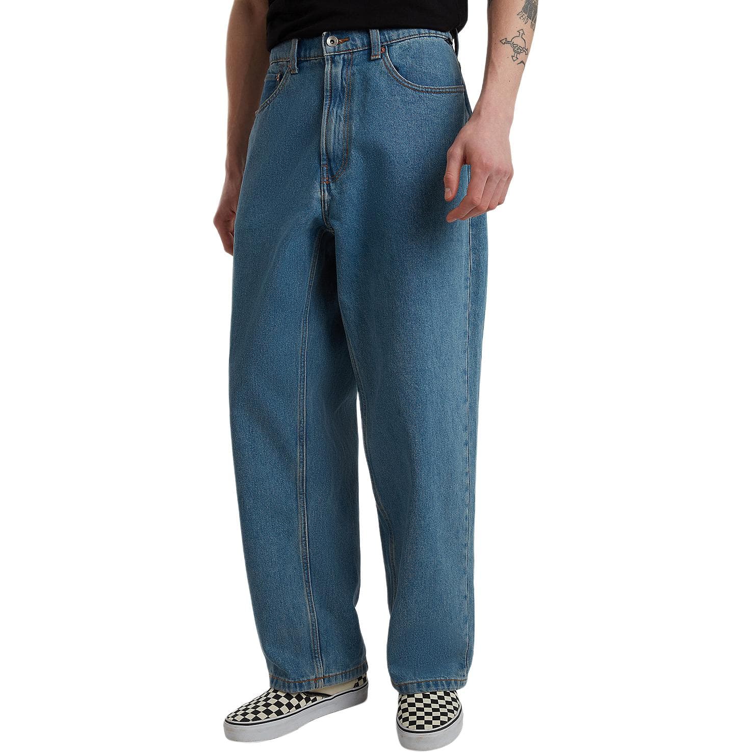 Штаны Vans Check-5 Baggy Denim Trousers - изображение 4