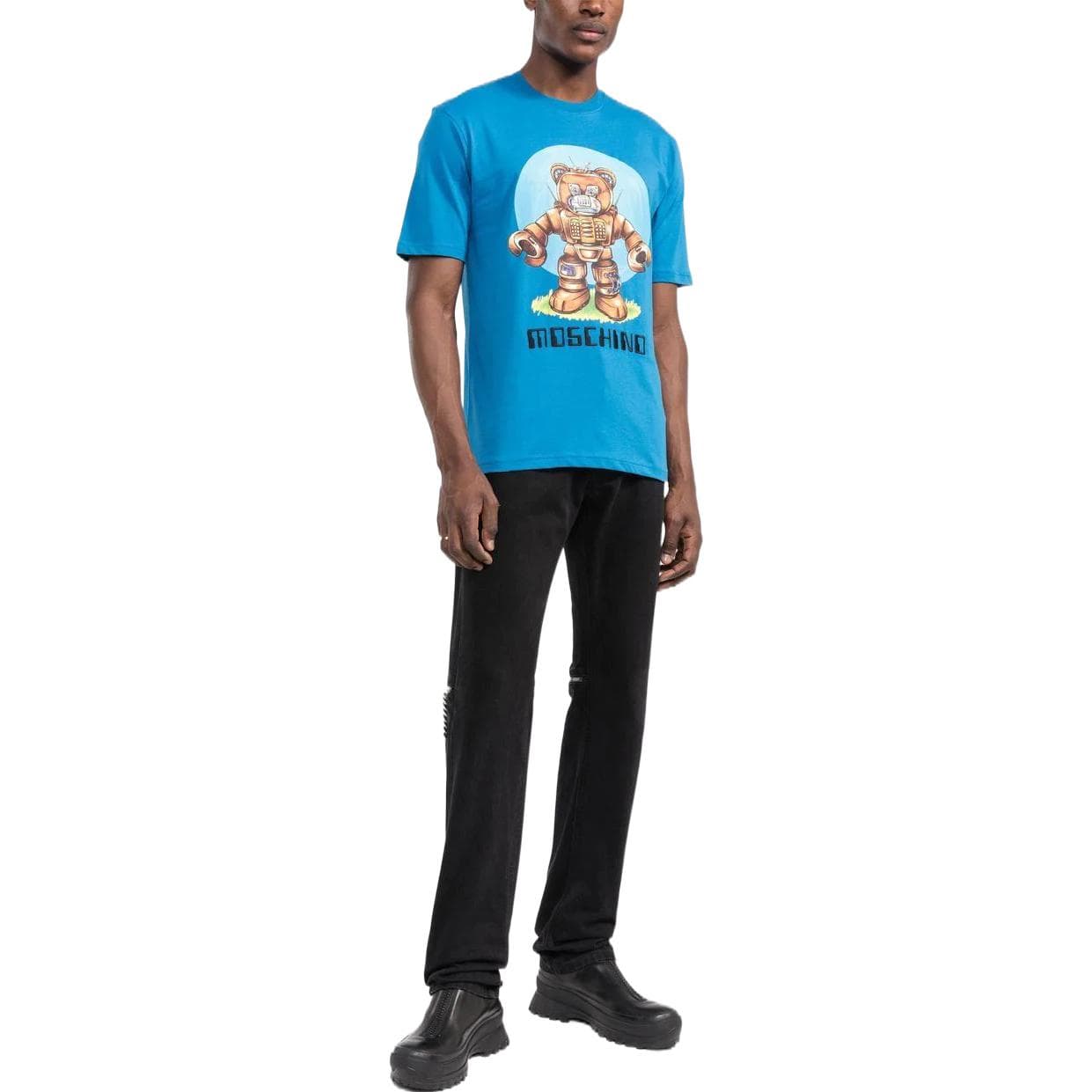 Футболка MOSCHINO SS22 Robo Teddy LogoT - изображение 2