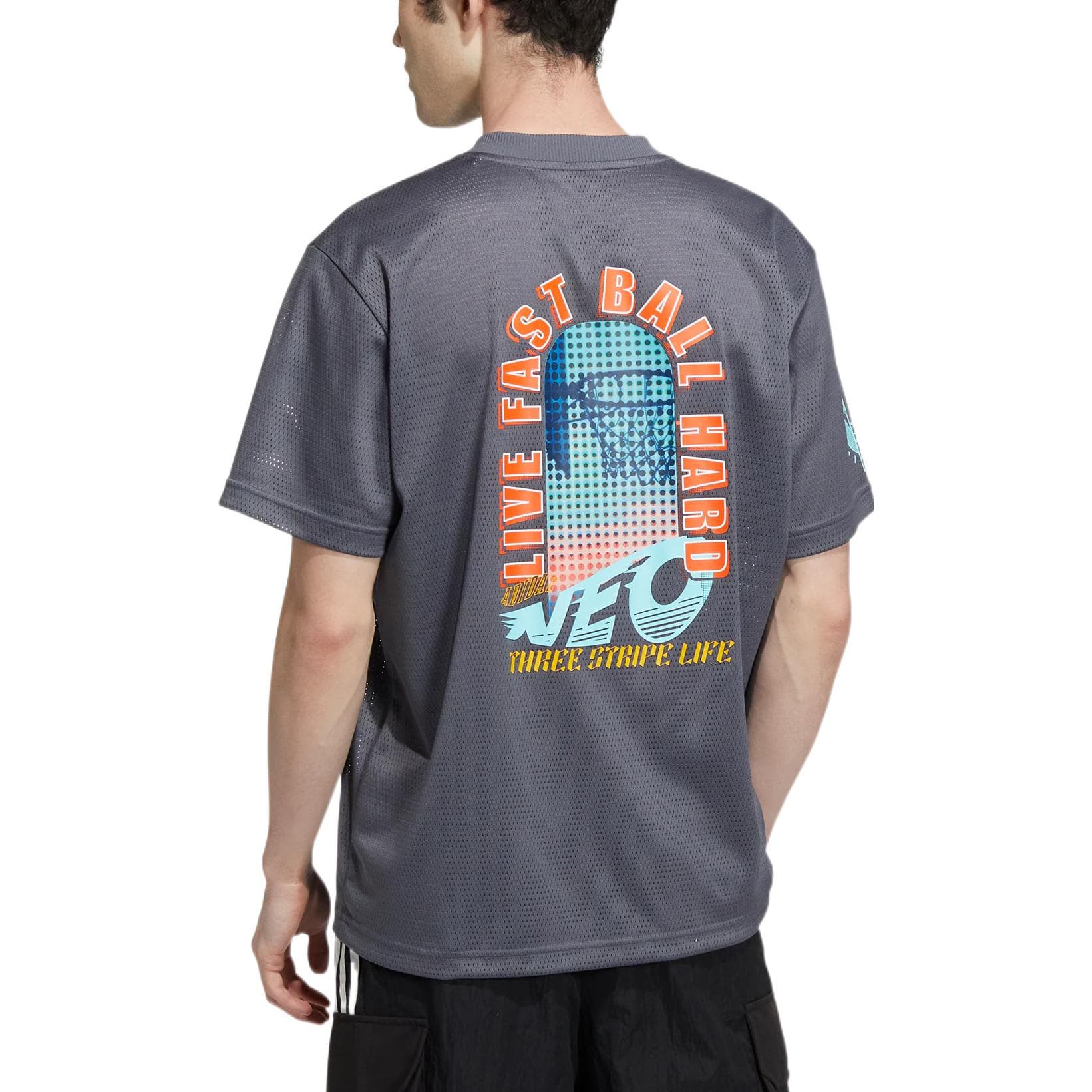 Футболка adidas neo M Bb Mesh Tee T - изображение 3