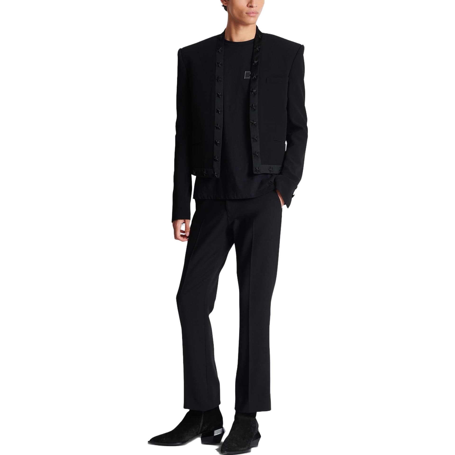 Футболка BALMAIN FW23 T-Shirt With Balmain Paris Label T - изображение 6