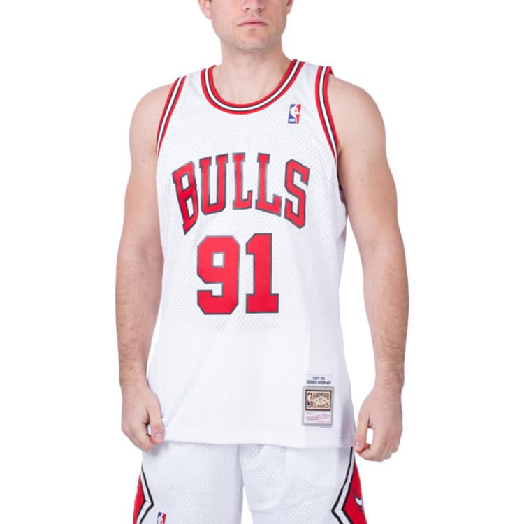 Баскетбольная майка Mitchell Ness NBA SW 97-98 91 - изображение 3