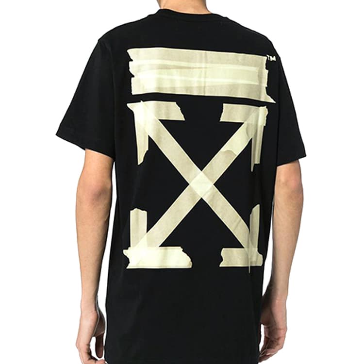Футболка OFF-WHITE SS20 Tape Arrows print T-shirt T - изображение 4