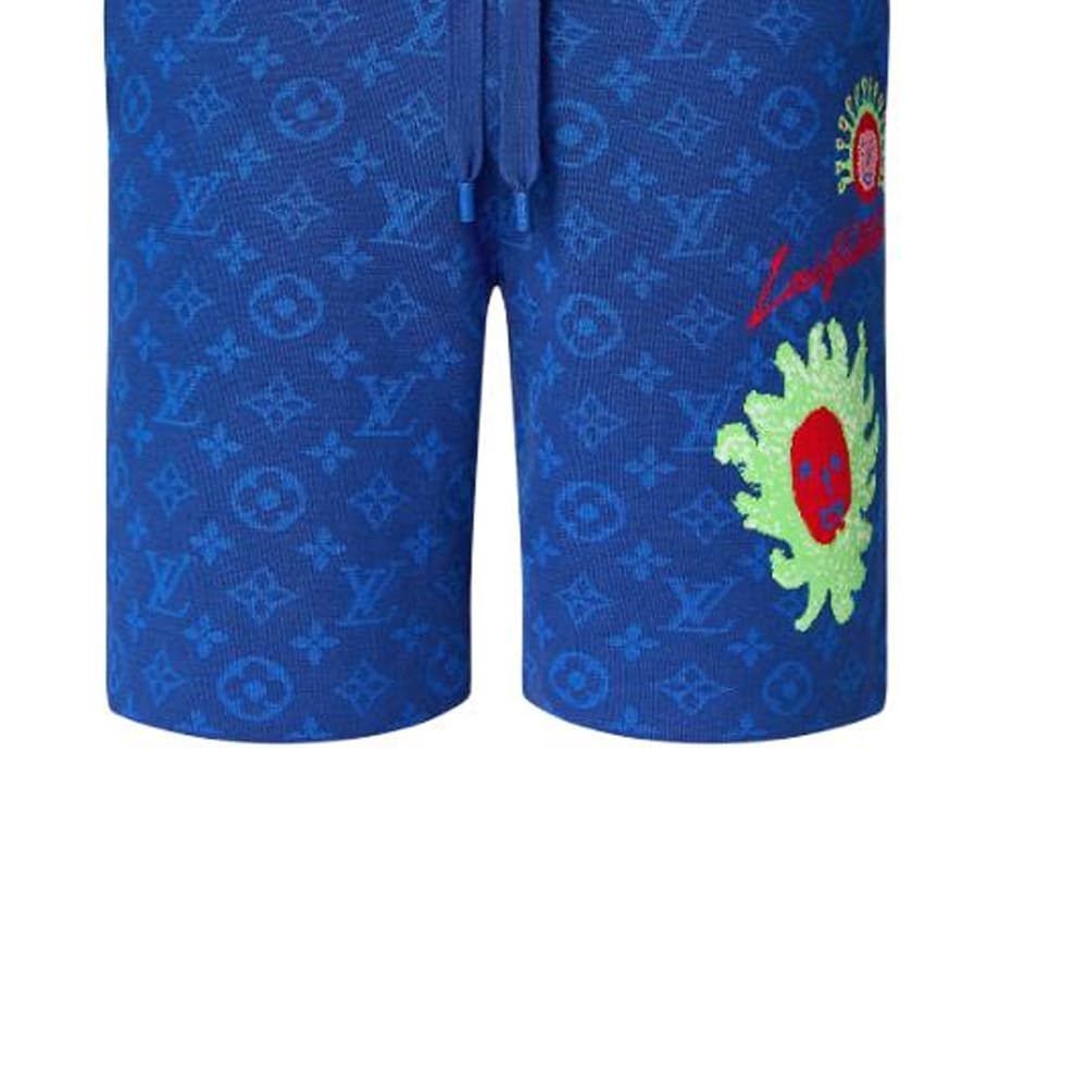 Шорты Louis Vuitton x Yayoi Kusama SS23 Shorts Blue - изображение 6