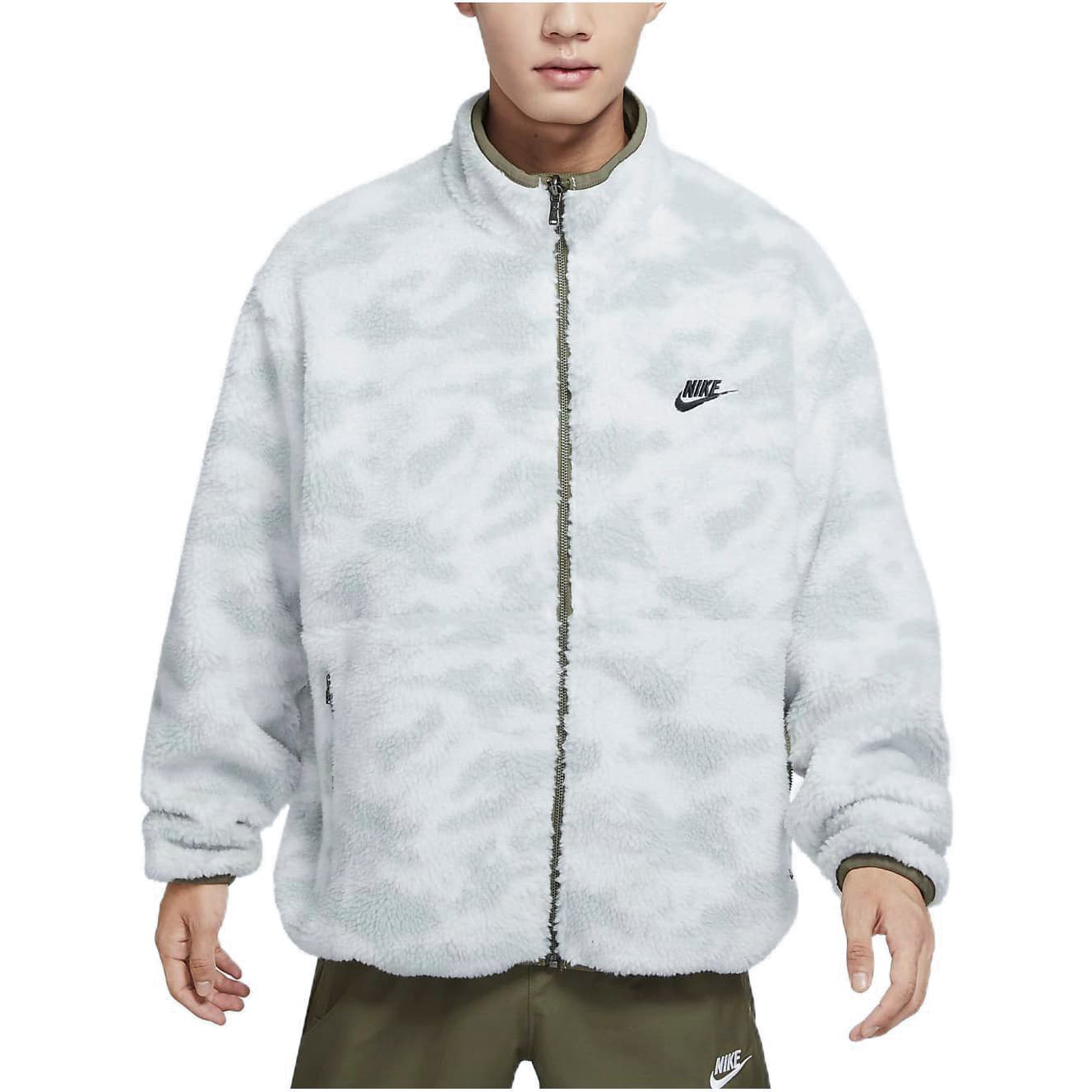 Nike Sherpa Jacket White - изображение 3
