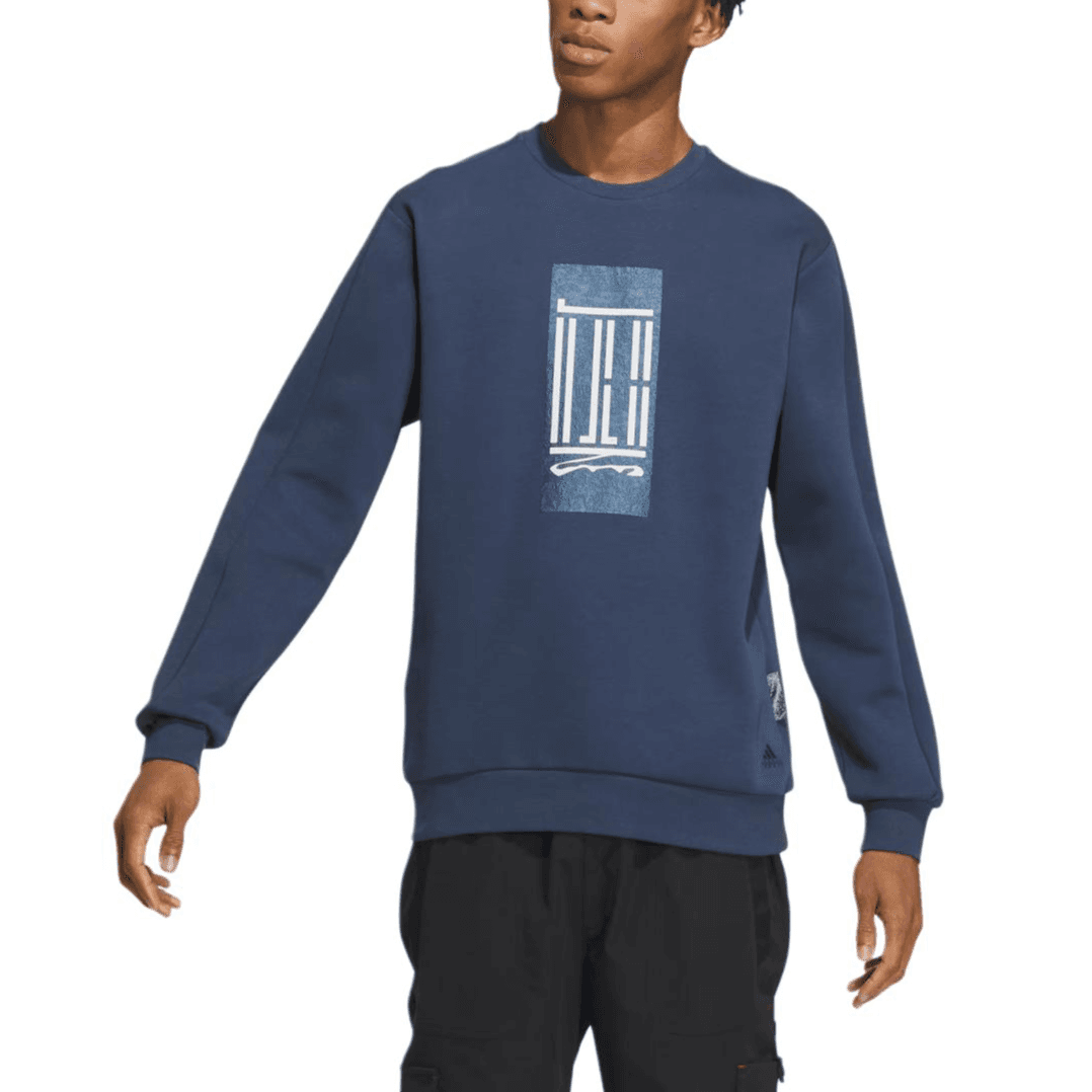 Кофта adidas Wuji Logo Crew Sweatshirt - изображение 2