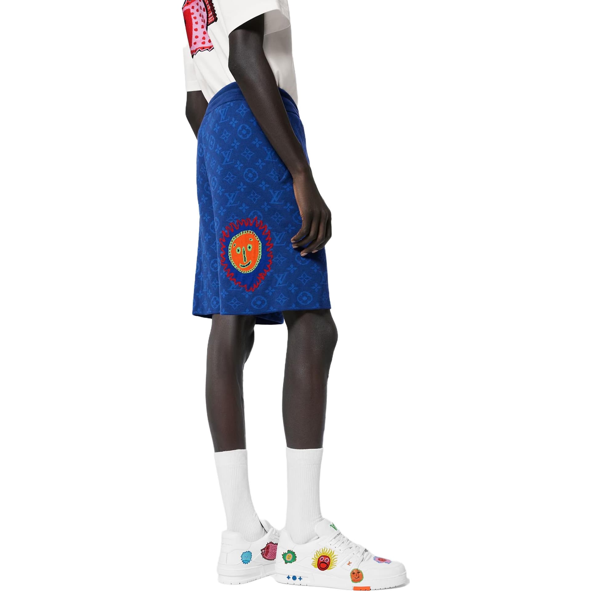 Шорты Louis Vuitton x Yayoi Kusama SS23 Shorts Blue - изображение 5