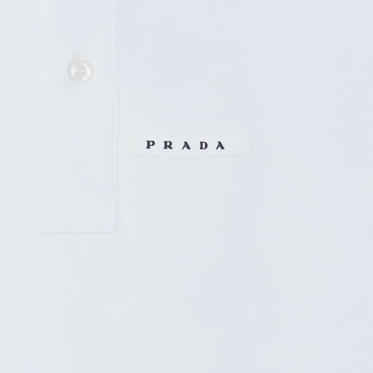 Поло Prada Polo Shirt White - изображение 6