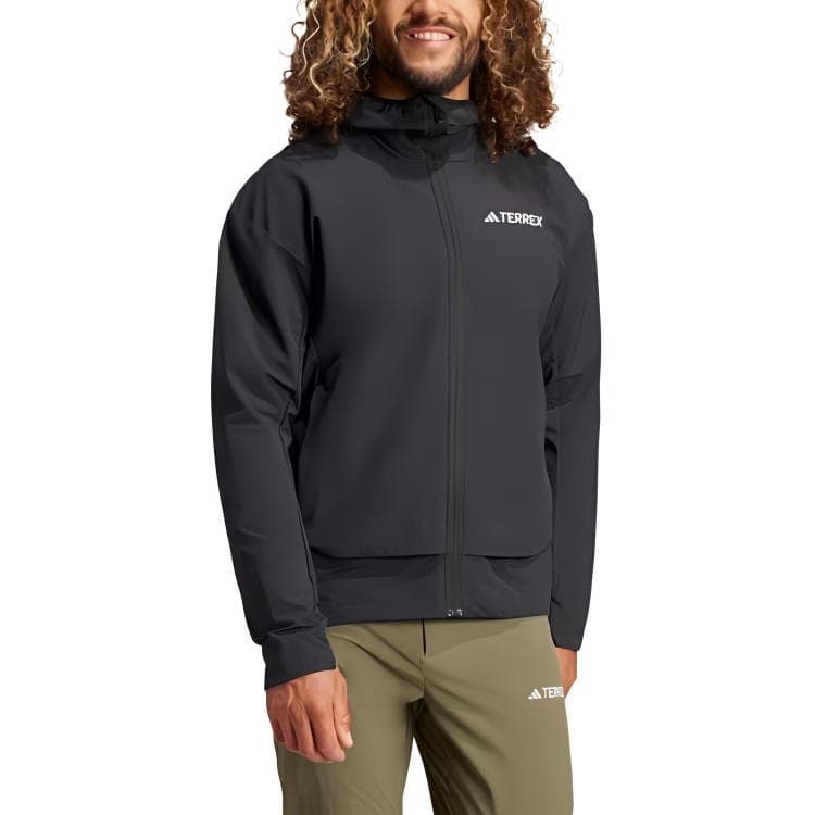 Куртка adidas Terrex Куртки и Пальто Мужские Черные - изображение 4