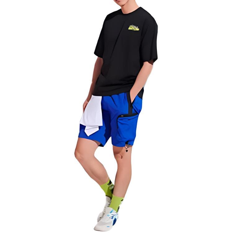 Футболка 361° Life Collection T-Shirt Мужской Основной Черный - изображение 3
