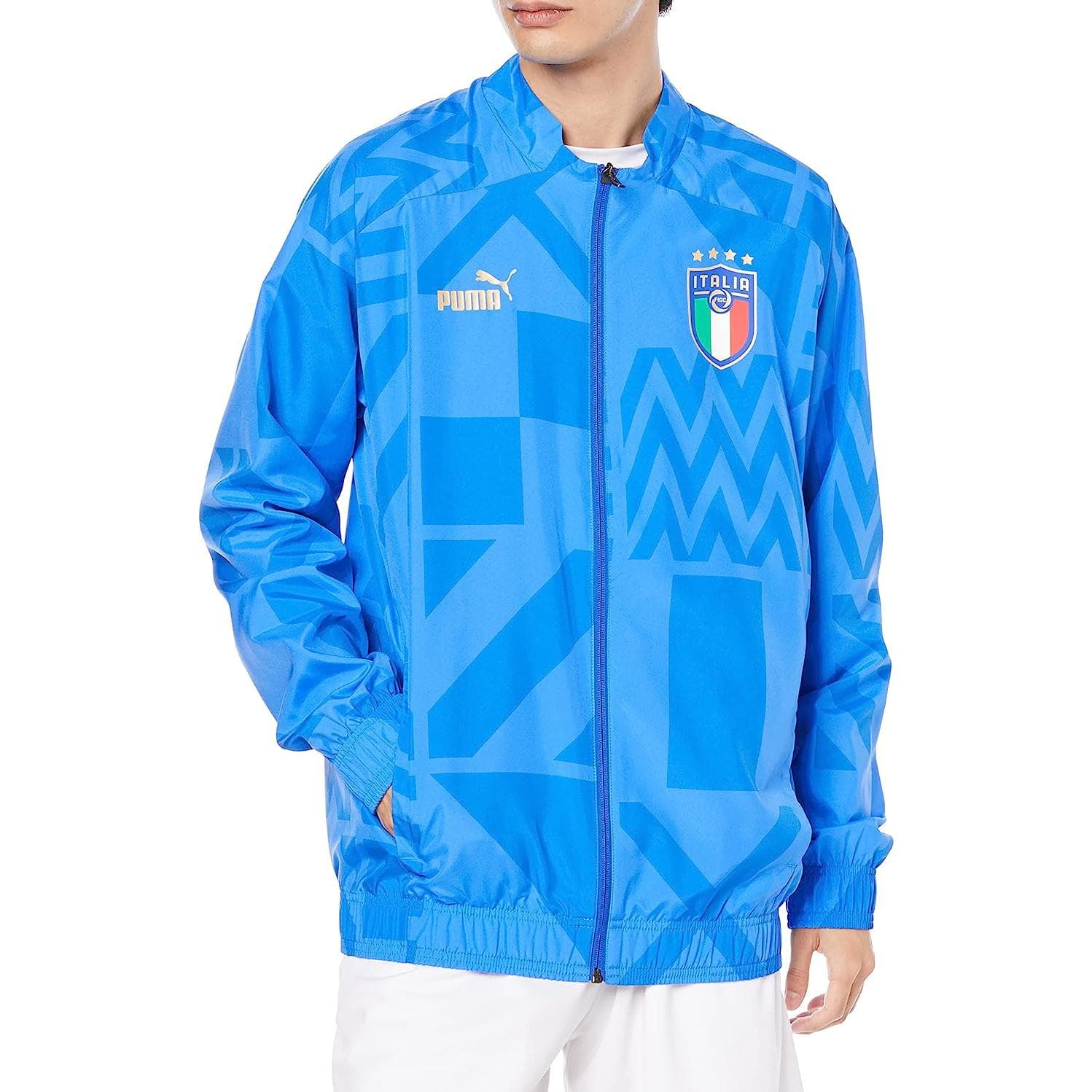 Куртка PUMA FICG Home Prematch Синий Мужской Куртки - изображение 3