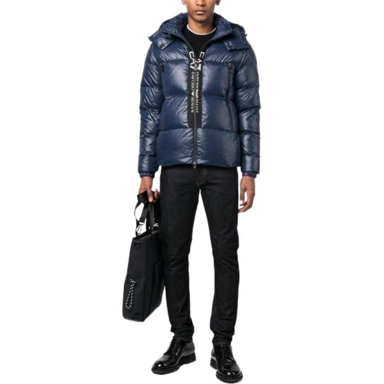 Зимняя куртка Emporio Armani FW22 Blue - изображение 4