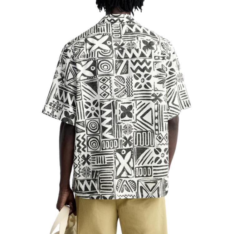 Рубашка ZARA Striped Print Shirt - изображение 4