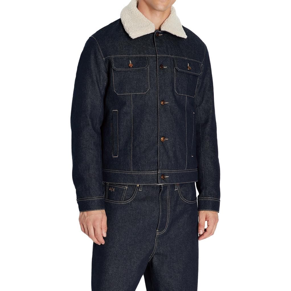 Зимняя куртка пуховик ARMANI EXCHANGE Logo - изображение 3