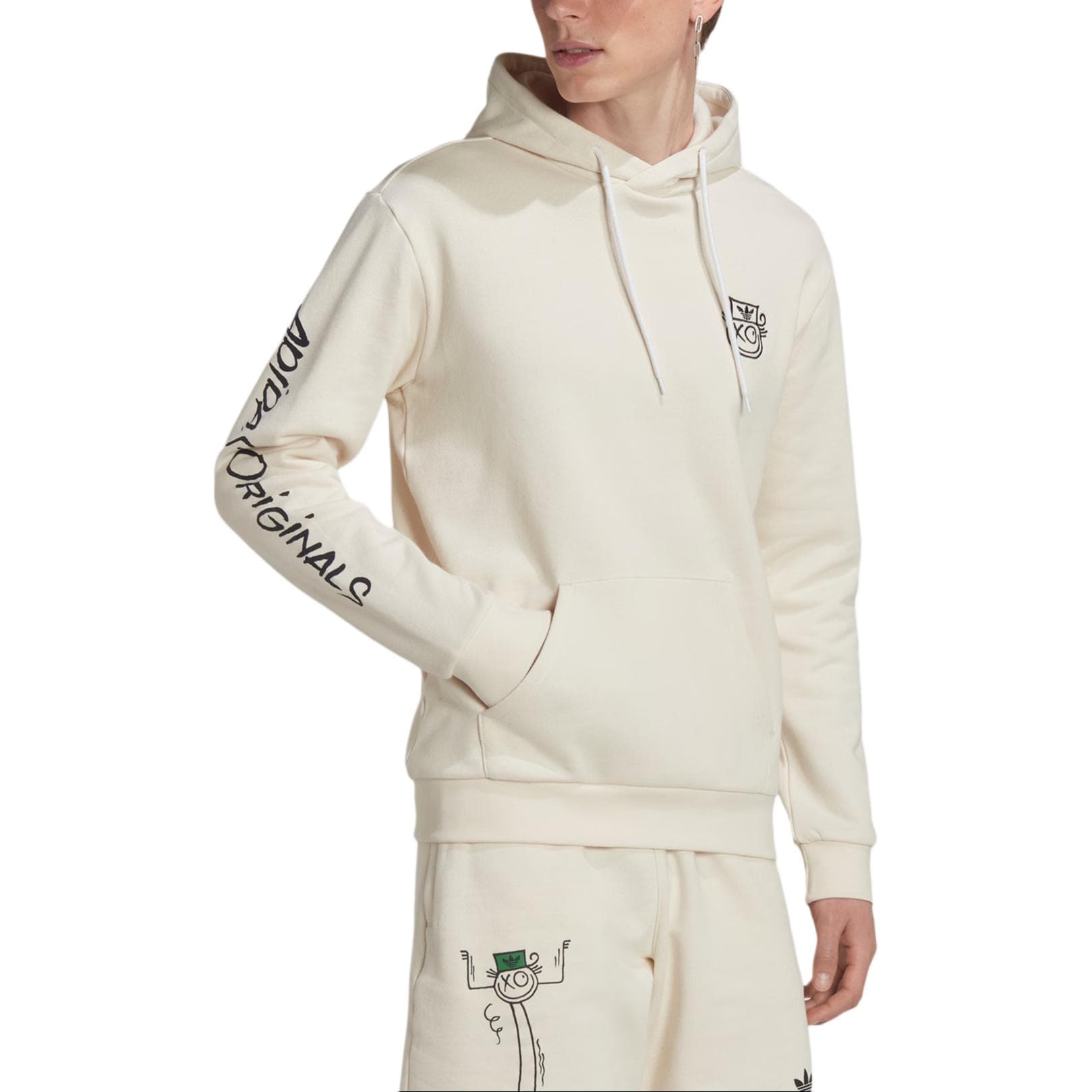 Худи adidas Originals Hoodie White - изображение 4