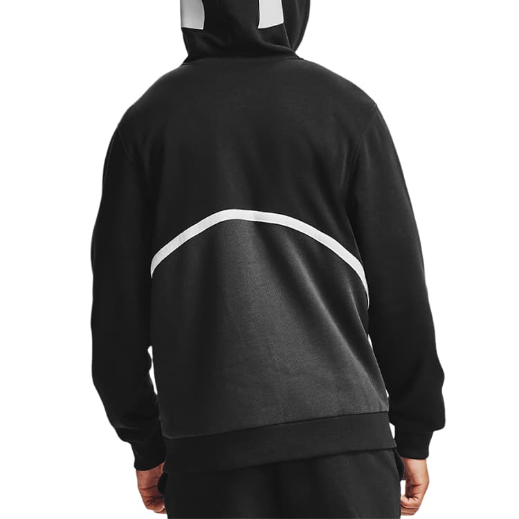 Куртка Under Armour Rival Fleece AMP Hoodie Black - изображение 3