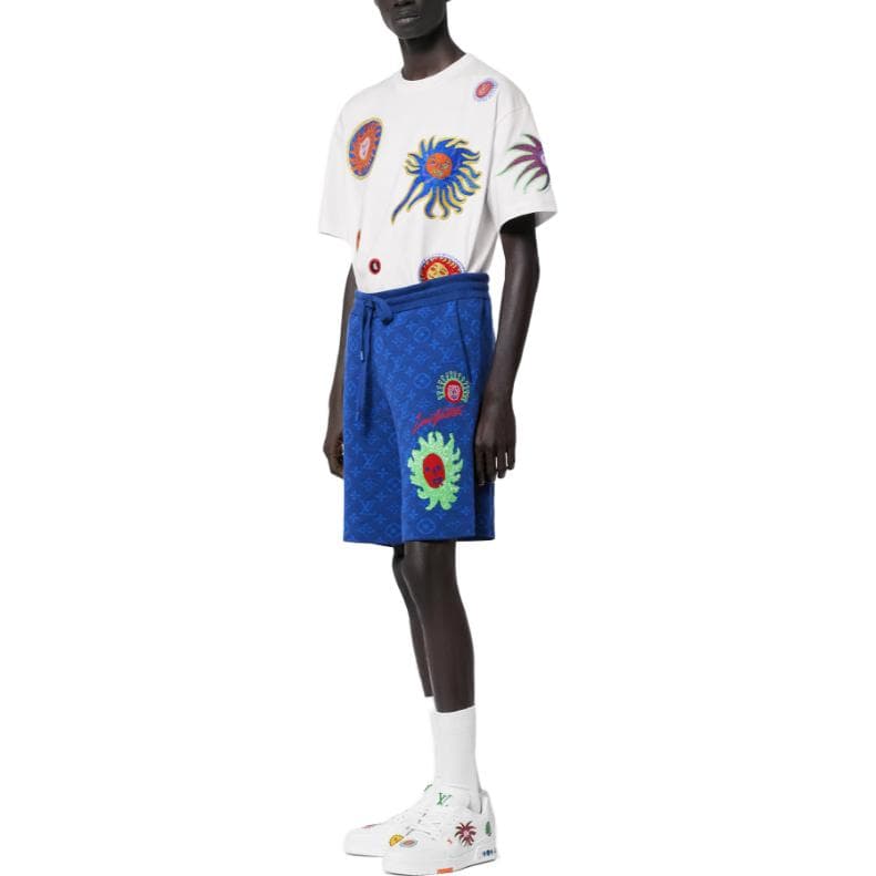 Шорты Louis Vuitton x Yayoi Kusama SS23 Shorts Blue - изображение 2
