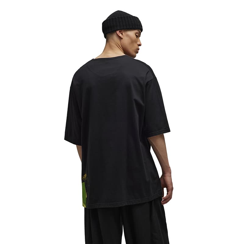 Футболка Y-3 GFY 23SS Футболка с круглым вырезом и граффити принтом унисекс - изображение 3