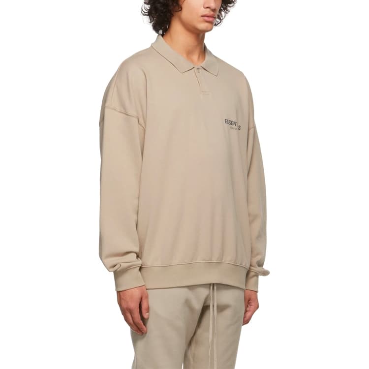 Поло Fear of God Essentials FW21 French Terry Polo StringTan LogoPolo - изображение 4