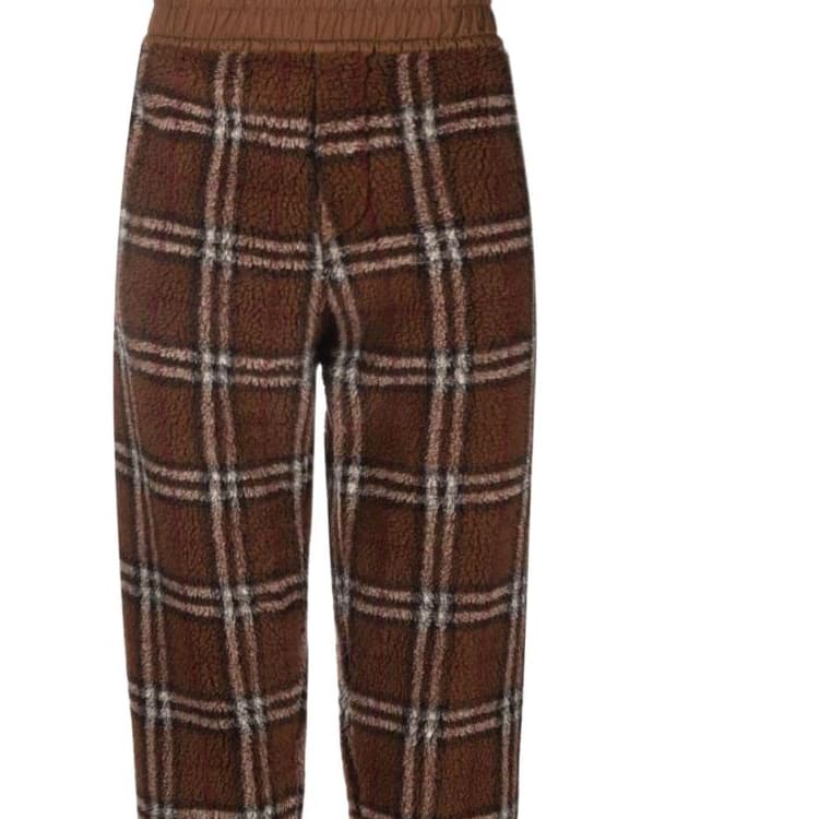 Штаны Burberry SS22 Check Joggers - изображение 6