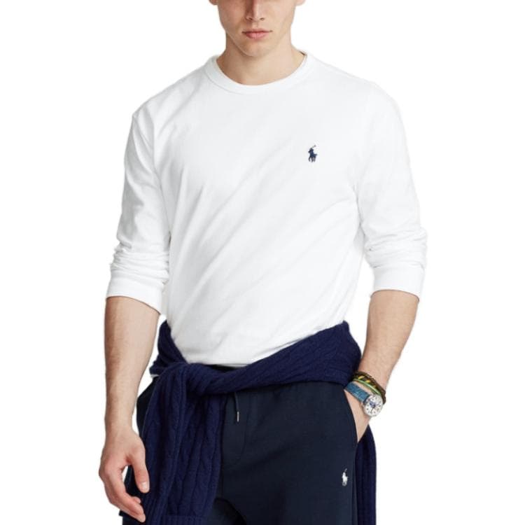 Футболка Polo Ralph Lauren T-рубашка мужская белая - изображение 4